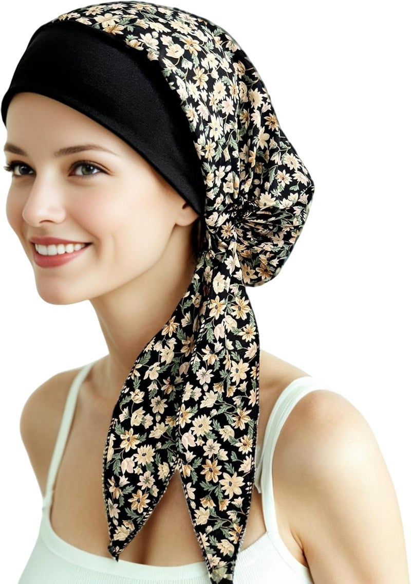 Belleshow Chemo Headwear Turbans for Women, Cancer Head Scarf, Headwear Coverings Caps, Head Wraps for Cancer Patients - Image 1